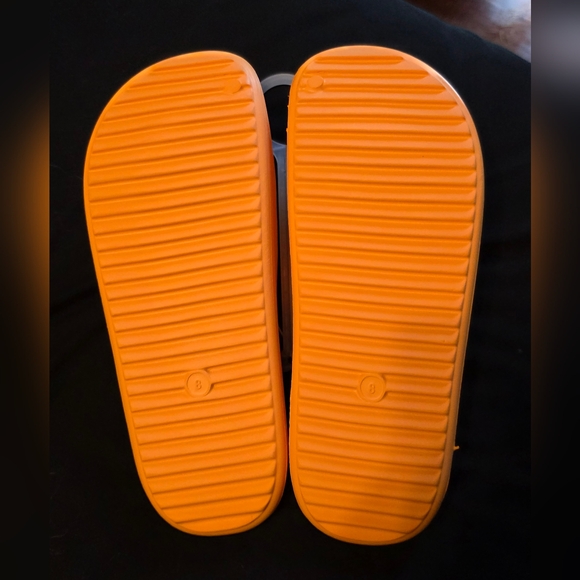 Womens Orange Robbie Slides Size 8 - Picture 2 of 2